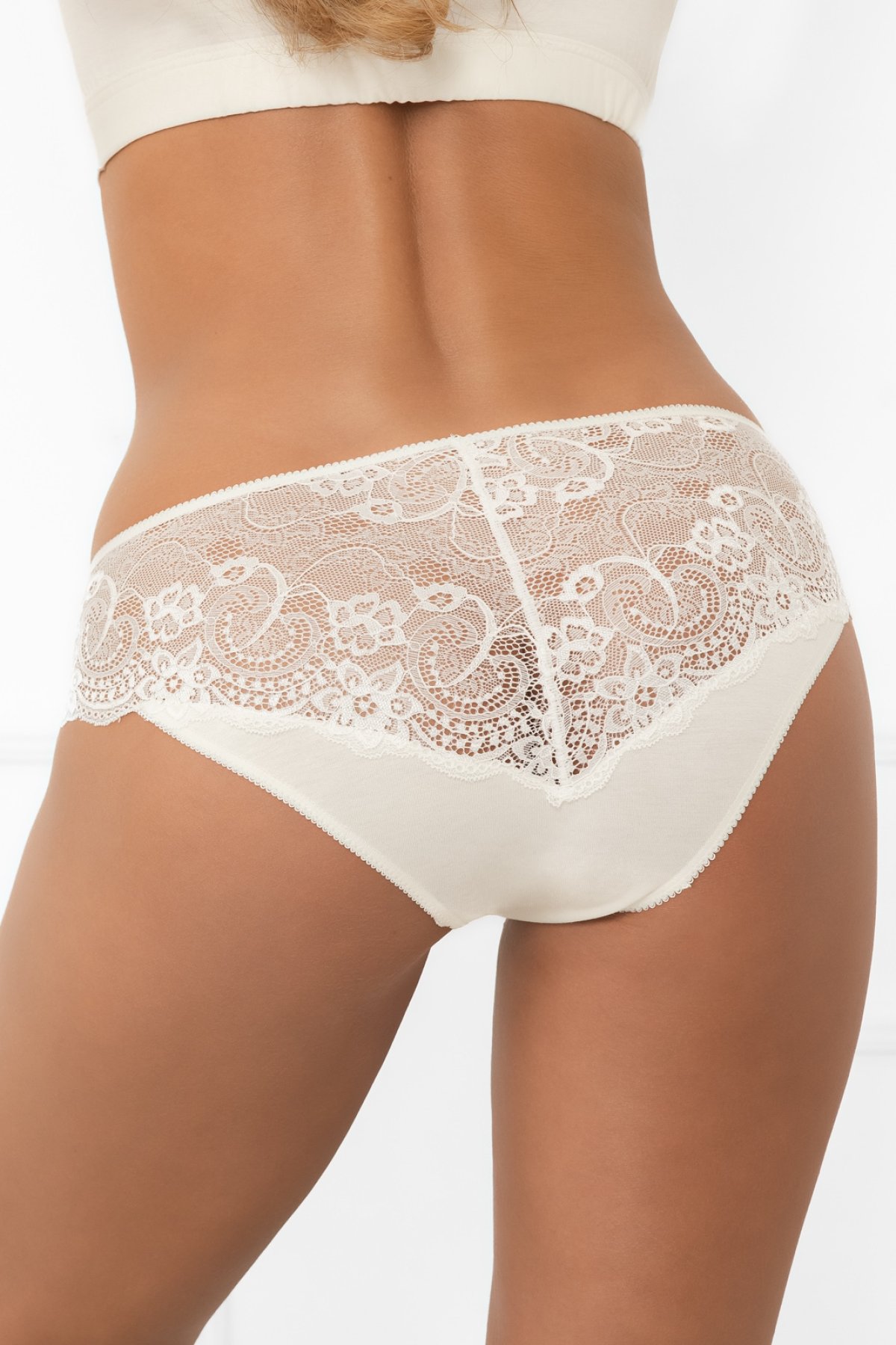 Kalhotky Italian Fashion Soler Mini Ecru L