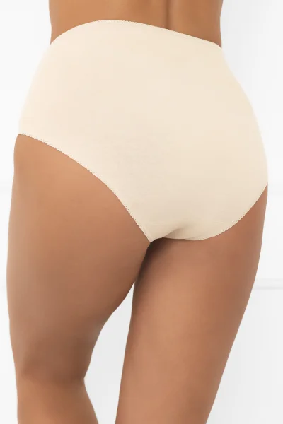 LIGBEI Kalhotky Libra maxi - Světle béžová