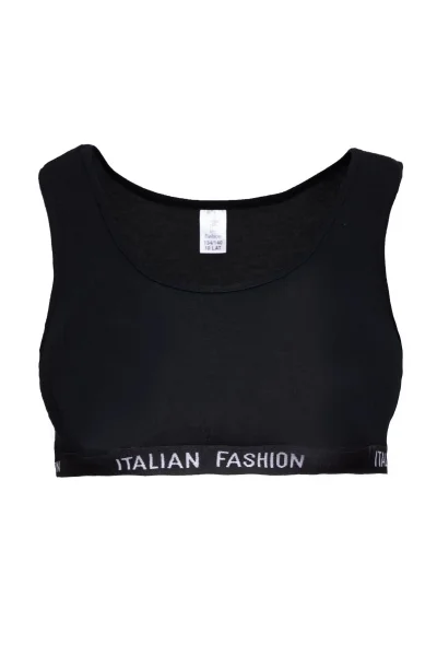 Dívčí podprsenkový top Nikola - Černá