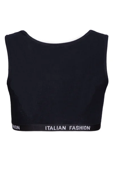 Dívčí podprsenkový top Nikola - Černá