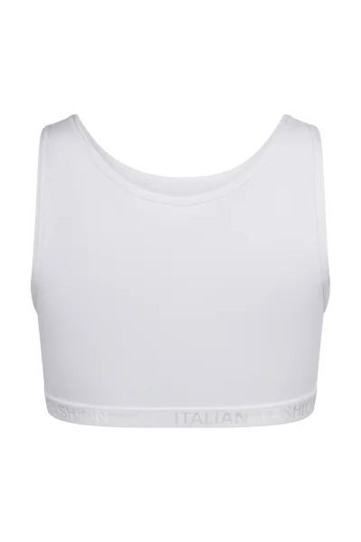 Dívčí podprsenkový top Nikola - Bílá