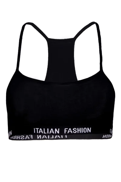 Dívčí podprsenkový top Nikola - tenká ramínka - Černá