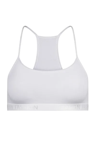 Dívčí podprsenkový top Nikola - tenká ramínka - Bílá