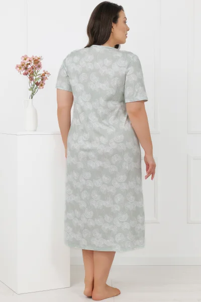 Noční košile Eleni - bavlna - Mátová