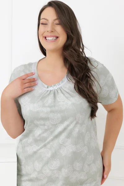 Noční košile Eleni - bavlna - Mátová