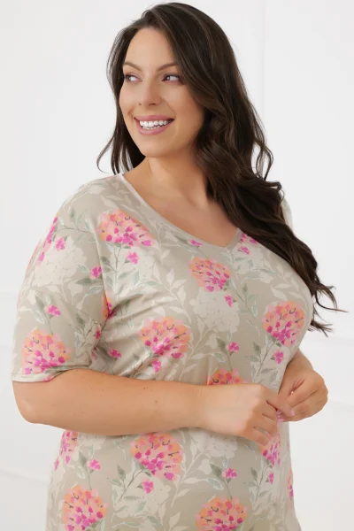 Noční košile Harmonia - viskóza - Barevná