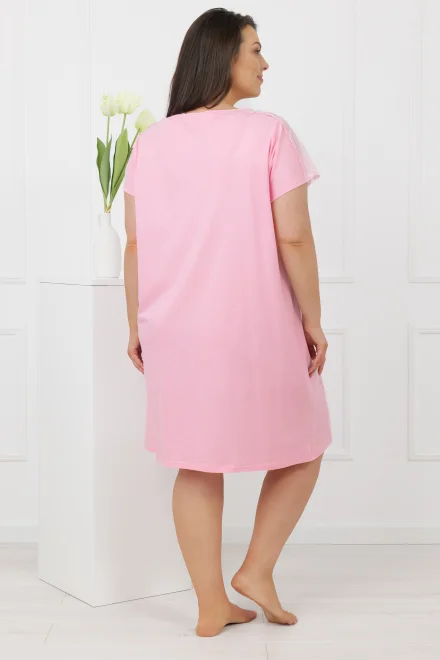 Noční košile Sensual - bavlna - Růžová