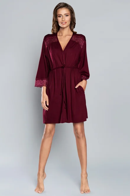 Dámský župan Samaria - Bordó