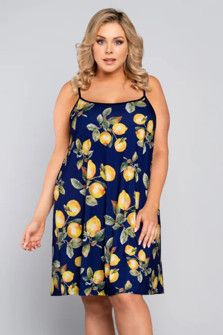 Noční košilka Lemon S - Tmavě modrá