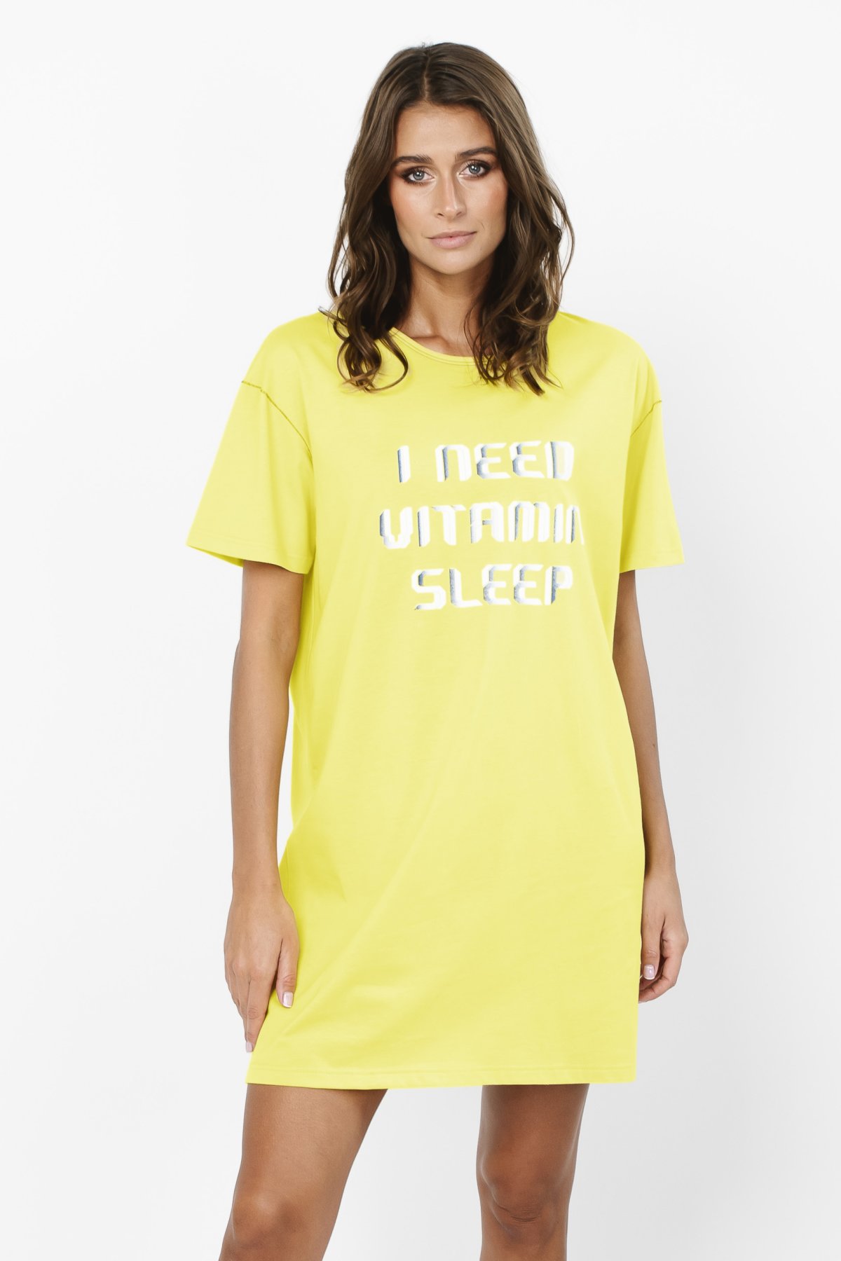 Noční košilka Italian Fashion Sidari Žlutá M