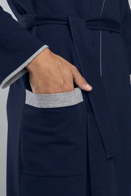 Pánský župan Gabriel - Tmavě modrá