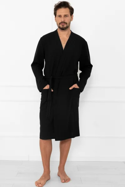 Pánský župan Bono - Černá