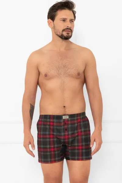 Trenýrky Rusoli - bavlna - Červená