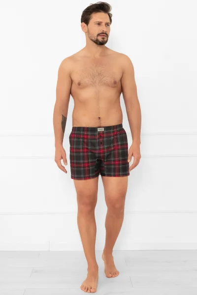 Trenýrky Rusoli - bavlna - Červená