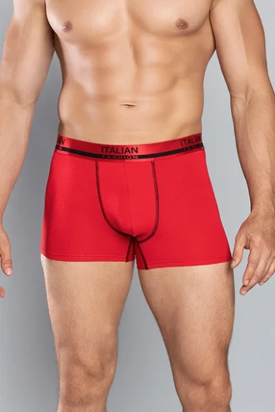 RED Pánské boxerky Rafael - Červená