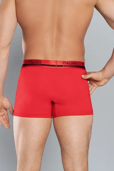 RED Pánské boxerky Rafael - Červená