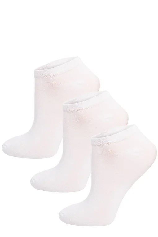 3 PACK - Pánské nízké ponožky M02 - bavlna
