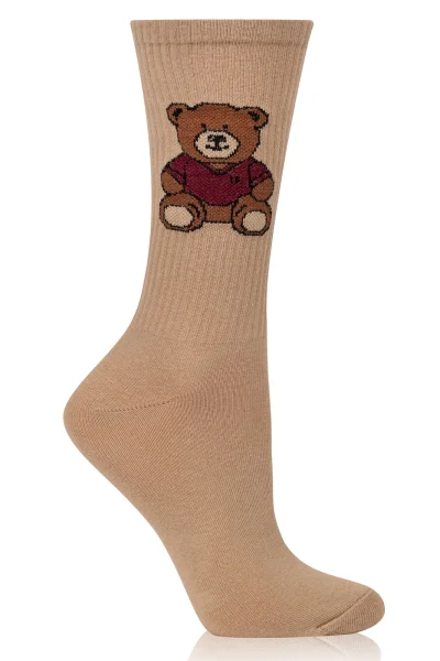 Pánské vysoké ponožky S180D Ted - Béžová