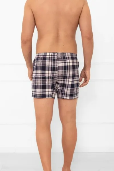 BEIBLA Trenýrky Brit - Béžovo-černá