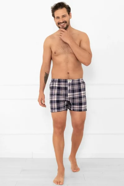 BEIBLA Trenýrky Brit - Béžovo-černá