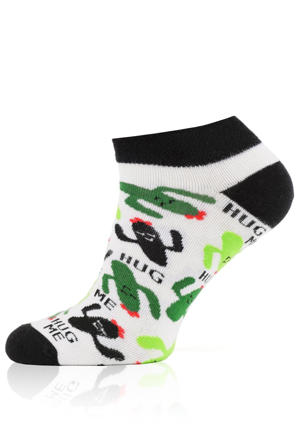 Dámské ponožky Italian Fashion S167S Picos Černo-bílá 39-41
