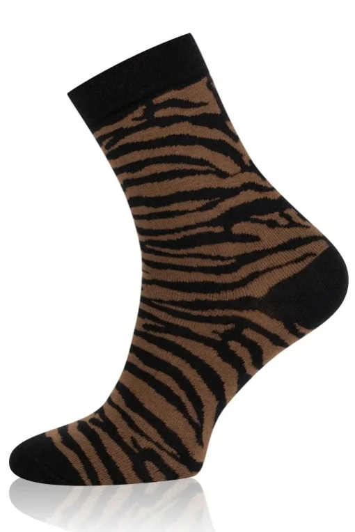 Dámské ponožky Zebra