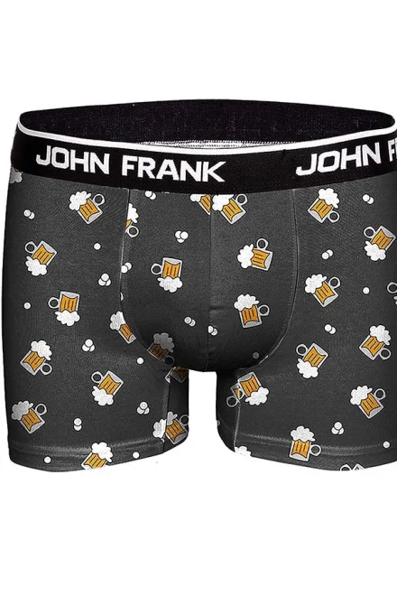 Pánské boxerky JFBD245 Cheers - Černo-šedá