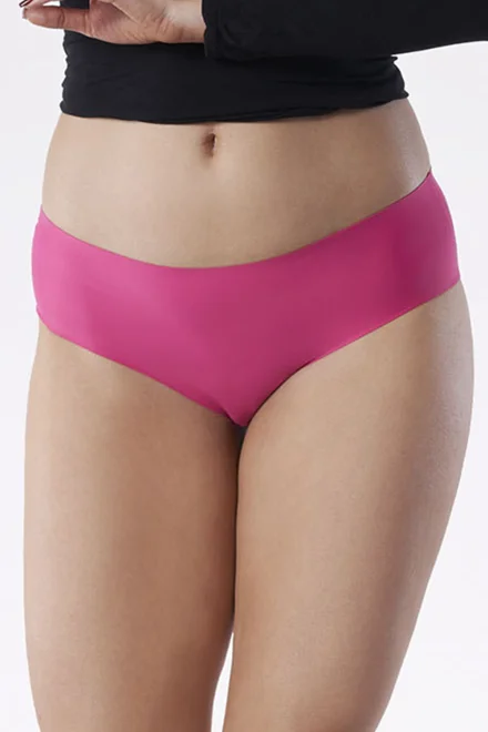 Kalhotky Simple panty laser cut - Sytě červená (amarant)