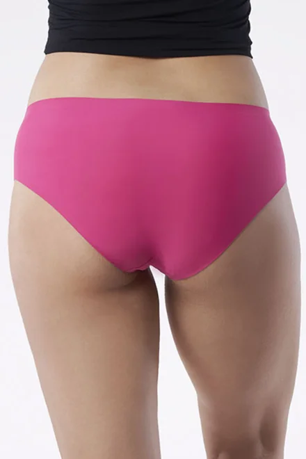 Kalhotky Simple panty laser cut - Sytě červená (amarant)