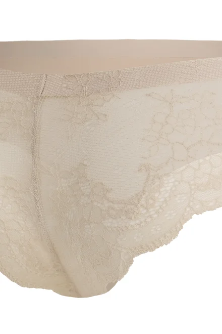 Brazilky Tanga panty - Béžová
