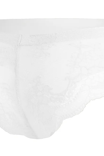 Brazilky Tanga panty - Bílá