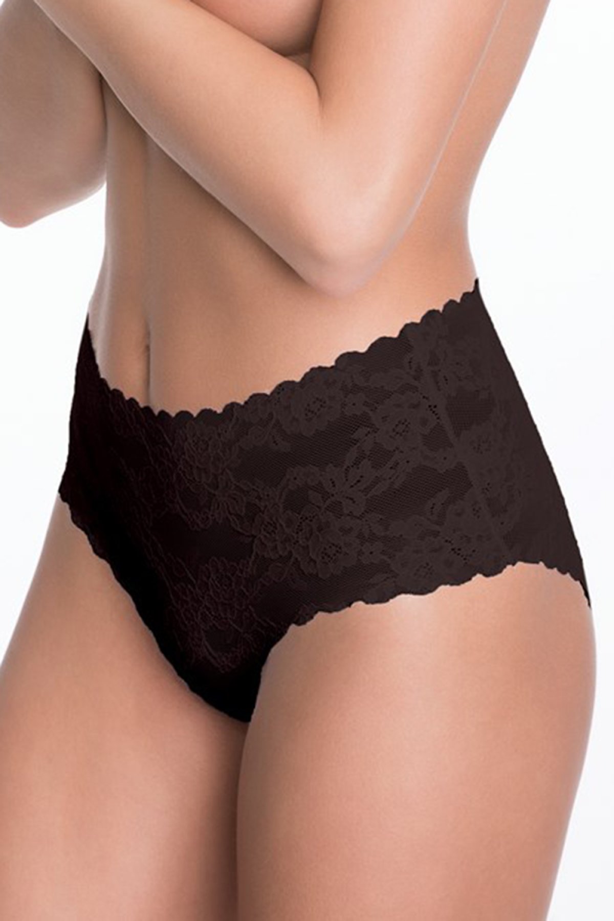 Kalhotky Julimex Bellie - vysoké Černá XL