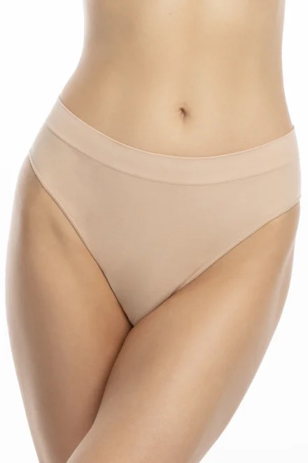 Bambusové kalhotky Bamboo Bikini - hladké - Béžová
