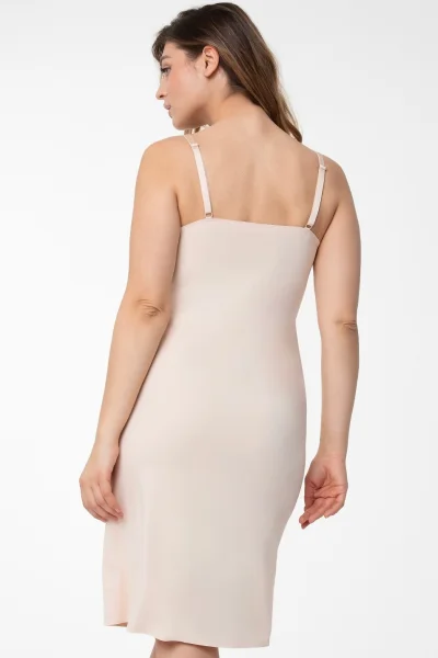 Spodnička Soft & Smooth - dlouhá - Béžová