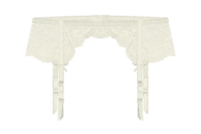 Podvazkový pás Freesia - Ecru