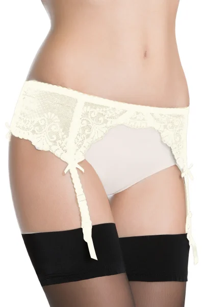 Podvazkový pás Freesia - Ecru