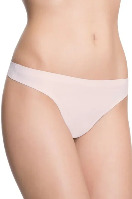Bezešvá tanga String Invisible line - Béžová