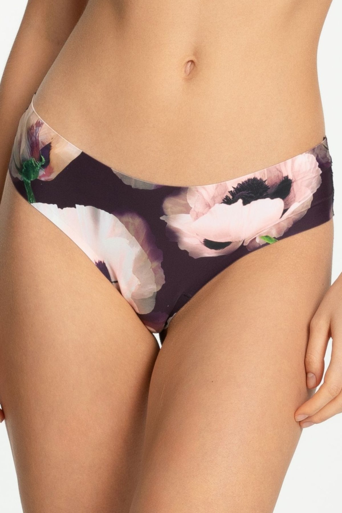 Brazilky Julimex Velvet Bloom Fialovo-barevná XL