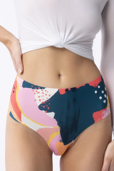 Brazilky Tutti Frutti - vyšší pas - Barevná