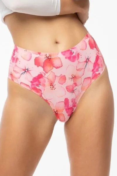 Brazilky Mallow - vyšší pas - Růžová