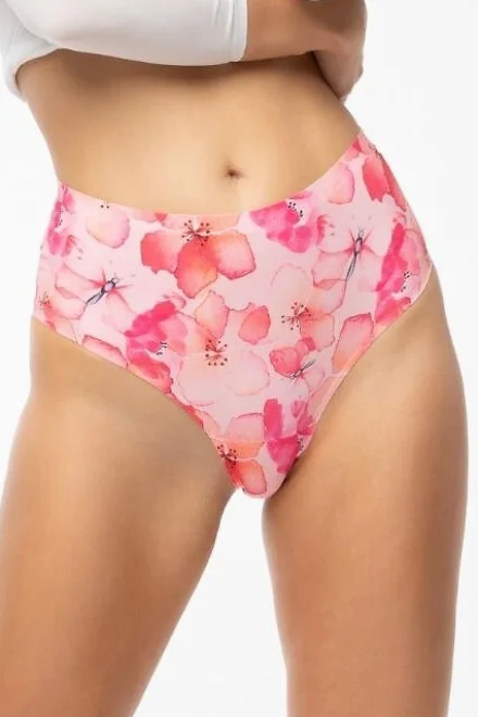 Brazilky Mallow - vyšší pas - Růžová