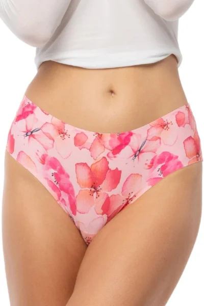 Brazilky Mallow - s krajkou - Růžová