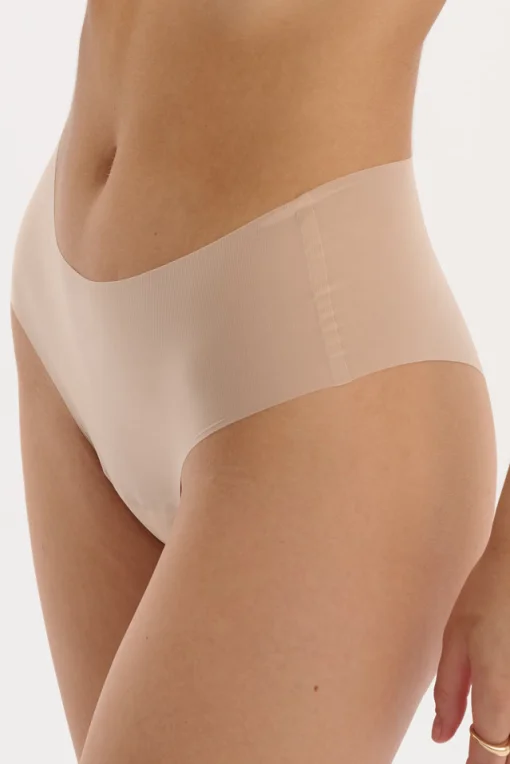 Bezešvé brazilky Mousse s vyšším pasem – laserově střižené