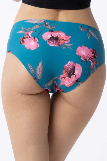 Kalhotky Wild Rose - Zeleno-modrá (teal)