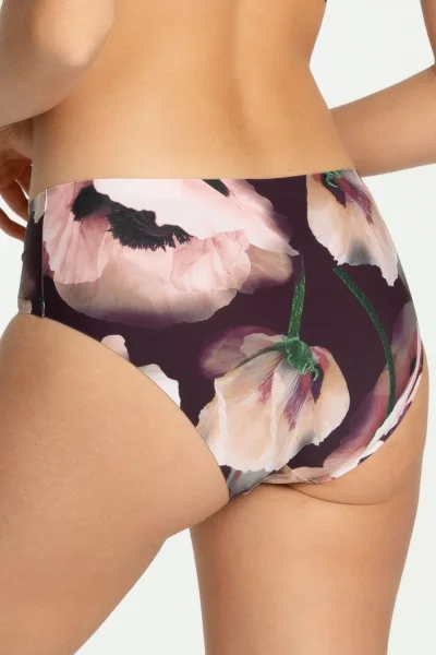 Kalhotky Velvet Bloom - Fialovo-barevná