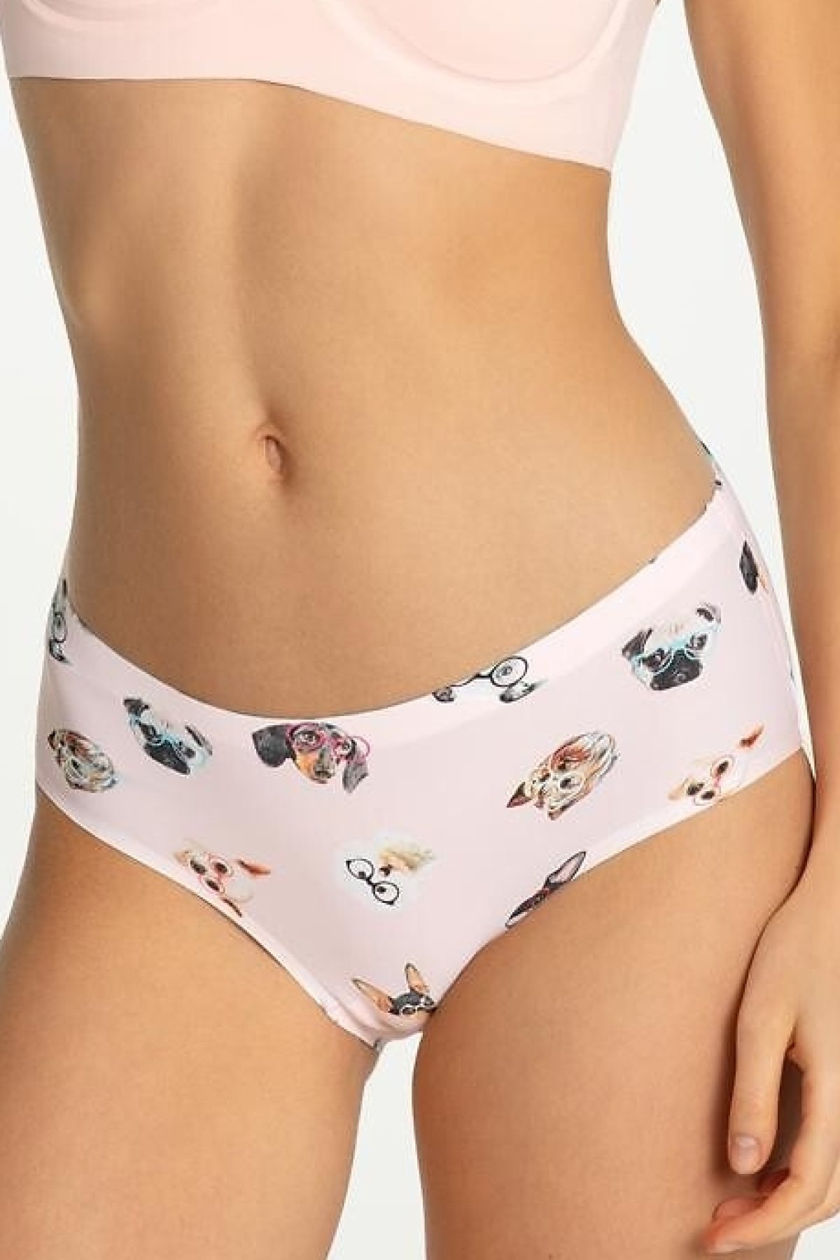 Kalhotky Julimex Dogs Světle růžová 2XL