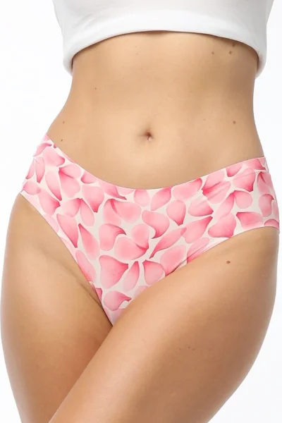 Kalhotky Rose Flakes - Růžovo-bílá