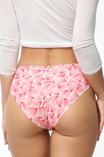 Kalhotky Rose Flakes - Růžovo-bílá