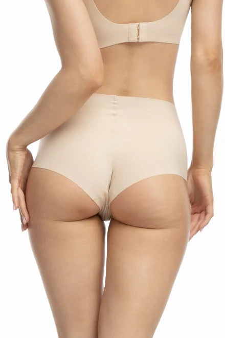 Kalhotky Boyshort - vyšší pas - Béžová