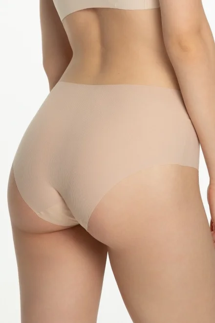 Kalhotky Mousse Maxi - vyšší pas, ultratenké - Béžová